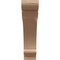 Ekena Millwork 6"W x 24"D x 24"H Thin Hughes Rough Cedar Woodgrain TimberThane Corbel, Primed Tan CORUR06X24X24HUGRCPR - alternate 2